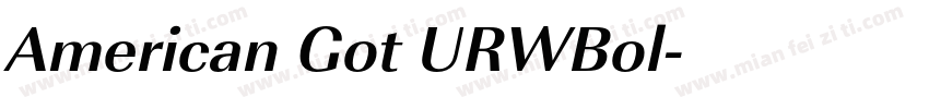 American Got URWBol字体转换